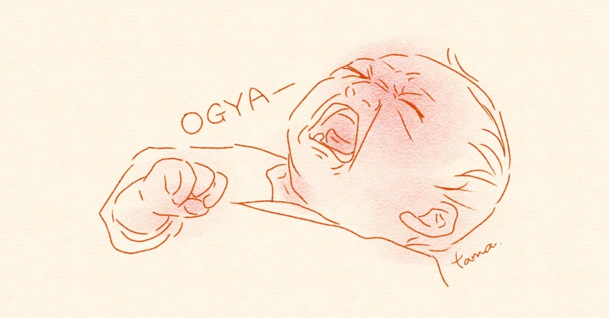 何て言ってる？赤ちゃんの第一啼泣👶