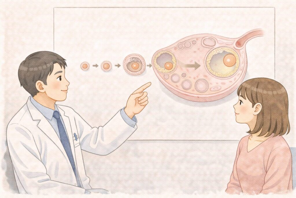 採卵ってなに？体外受精(IVF)や顕微授精(ICSI)に必要な採卵の手順や卵巣刺激法を解説