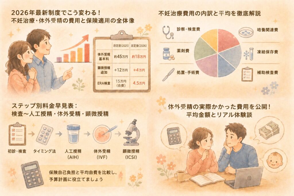 【最新】不妊治療・体外受精の料金完全ガイド2026