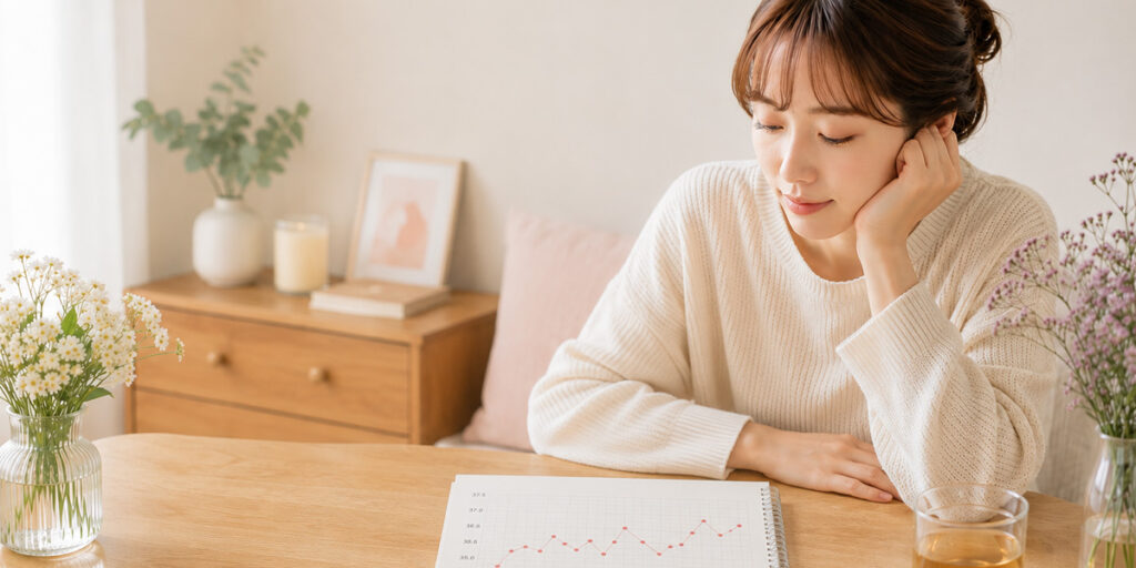 基礎体温がバラバラ・高温期が短いとき｜受診の目安と考え方