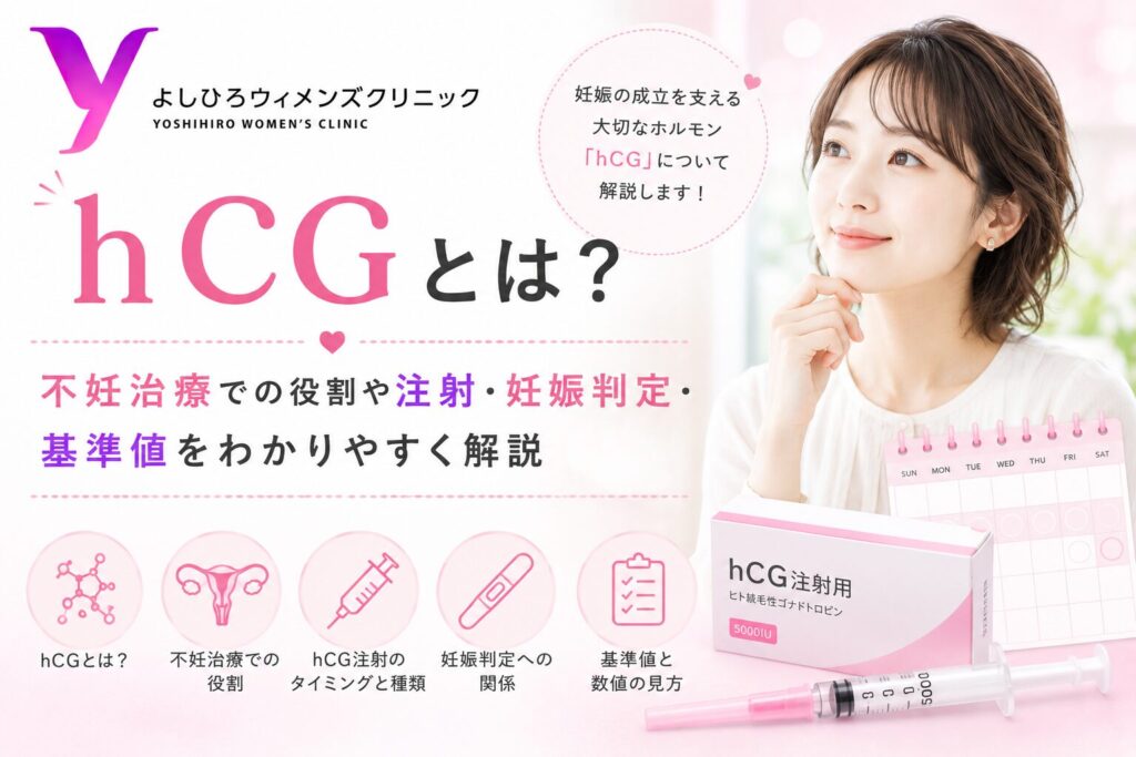 hCGとは？不妊治療での役割や注射・妊娠判定・基準値をわかりやすく解説