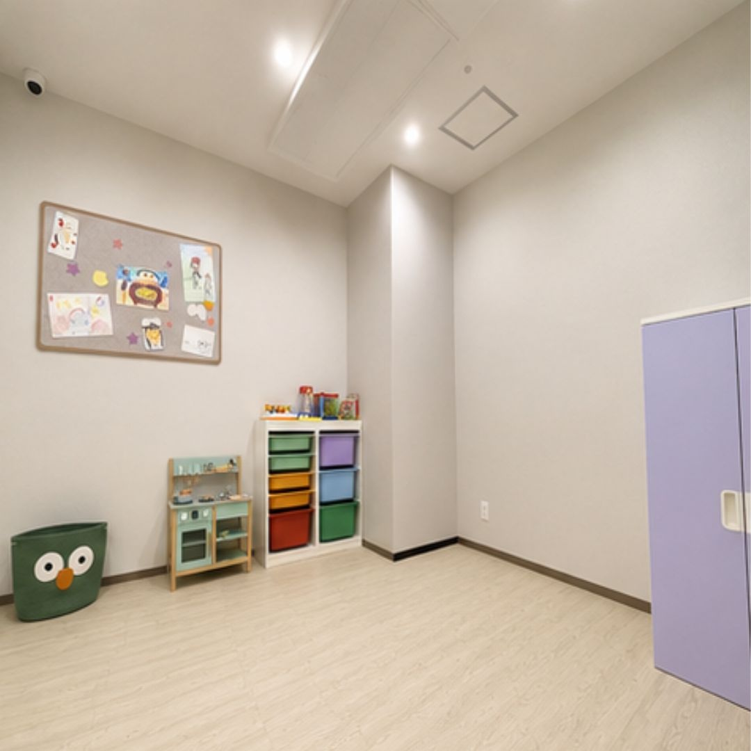 託児スペースの内観(部屋全体)